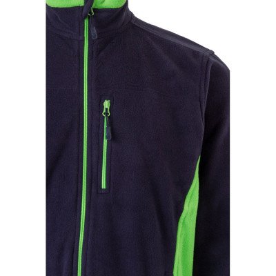 VL GERAS. Two-tone fleece jacket (220g/m²) in polyester (100)